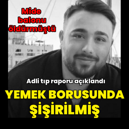 Mide balonu öldürmüştü! Mide balonu yemek borusunda açılmış