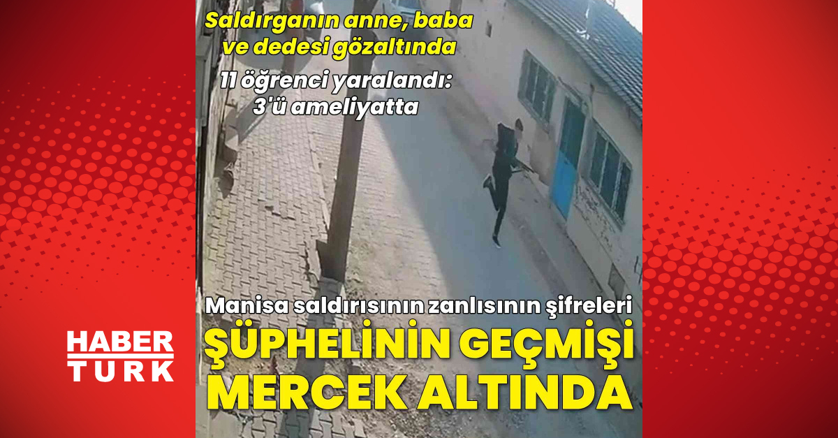 Şüphelinin geçmişi mercek altında