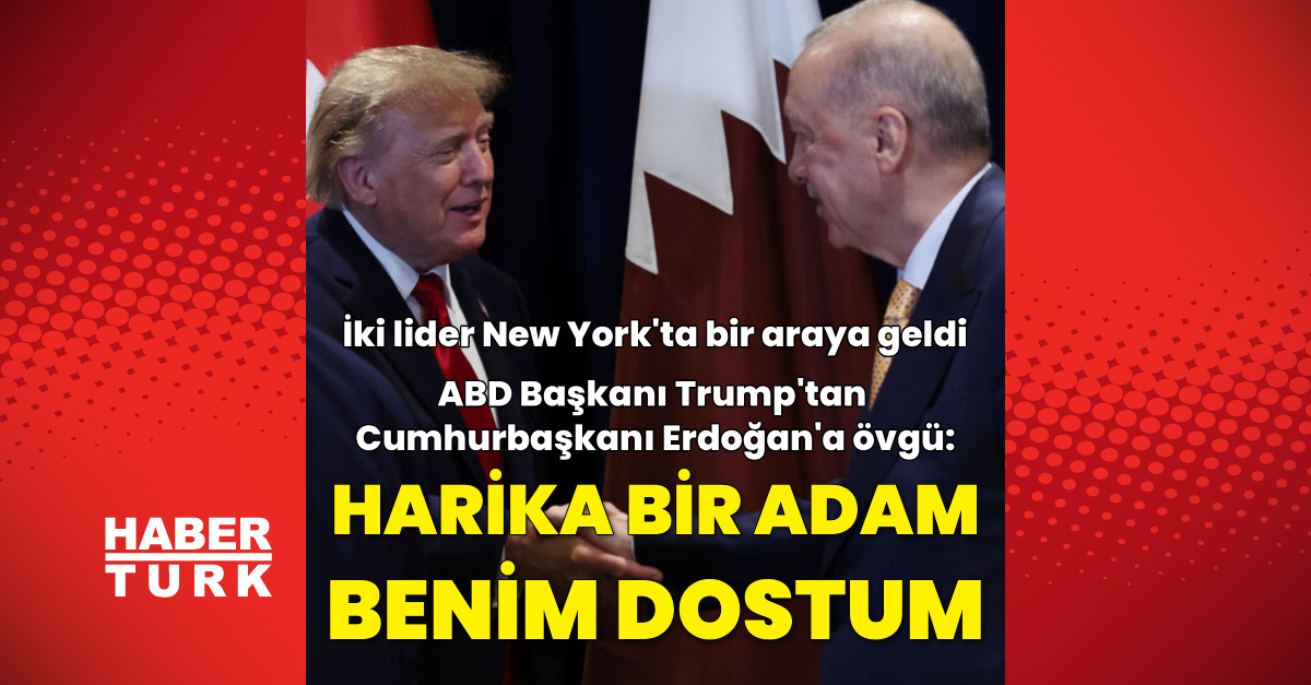 Donald Trump: Cumhurbaşkanı Erdoğan benim dostum