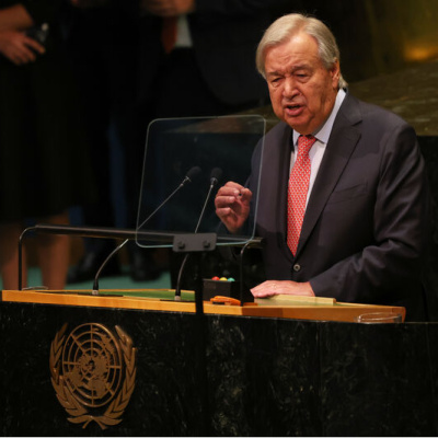 Guterres'ten 'İki devletli çözüm' vurgusu
