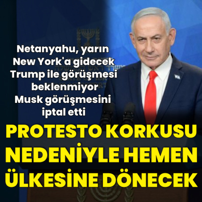 Netanyahu protesto korkusuyla ABD ziyaretini kısa tutacak
