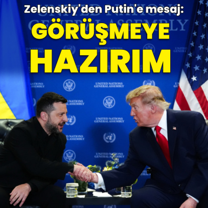 Zelenskiy'den Putin'e mesaj: Görüşmeye hazırım