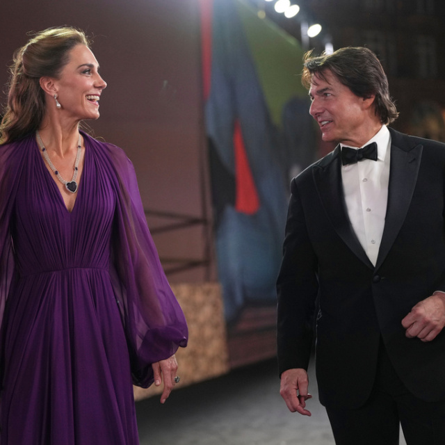 Kraliyet Tom Cruise'un galasında