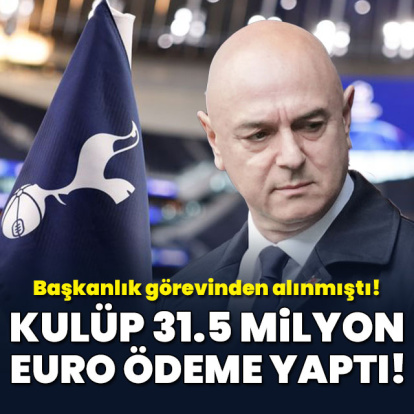 Eski başkana 31.5 milyon euro ödeme!