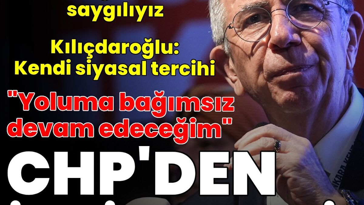 Mansur Yavaş CHP’den istifa etti