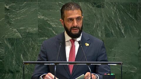 Suriye lideri Şara BM'de: İsrail Suriye'den çekilmeli
