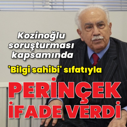 Doğu Perinçek ifade verdi