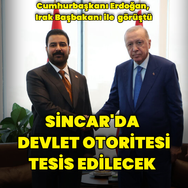 Cumhurbaşkanı Erdoğan, Irak Başbakanı ile görüştü