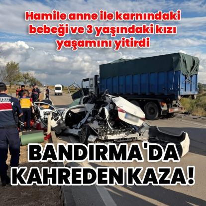 Kahreden kaza! Hamile anne ve 2 çocuğu öldü