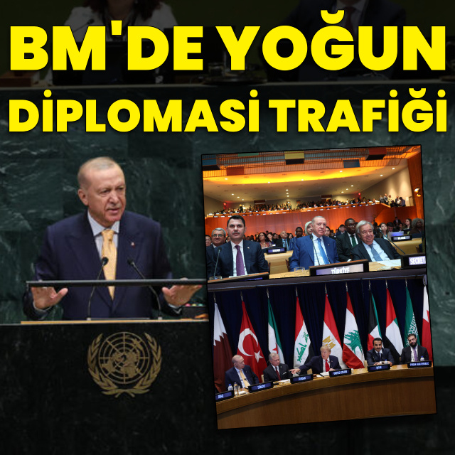 Cumhurbaşkanı Erdoğan'dan BM'de yoğun diplomasi trafiği