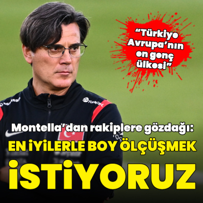 "En iyilerle boy ölçüşmek istiyoruz"