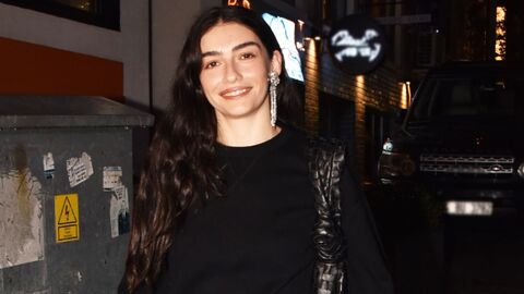 Hazar Ergüçlü, Bebek'te görüntülendi. Özel hayatıyla ilgili "Aşk yok, iş