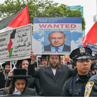 New York'ta Netanyahu protestosu