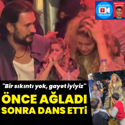 Önce ağladı sonra dans etti