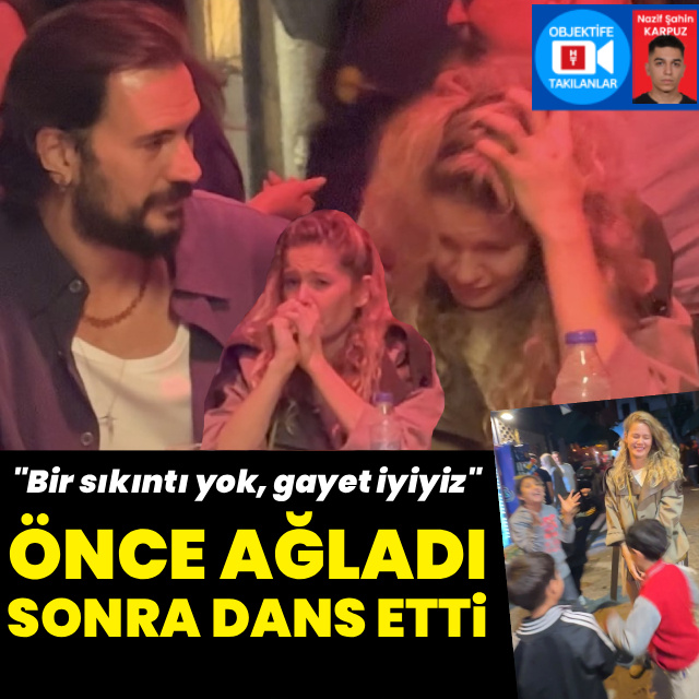 Önce ağladı sonra dans etti