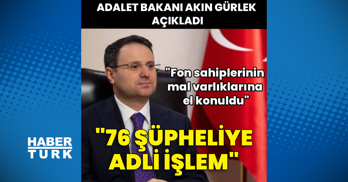"Fon soruşturmasında 76 şüpheliye adli işlem"