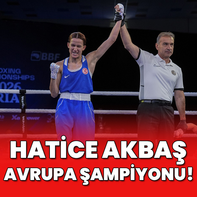 Milli boksör Hatice Akbaş, Avrupa Şampiyonu!