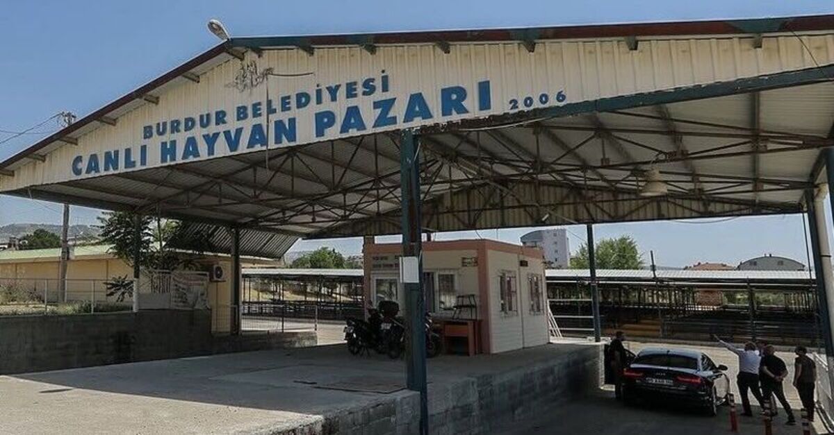 Burdur'da hayvan pazarı kapatıldı