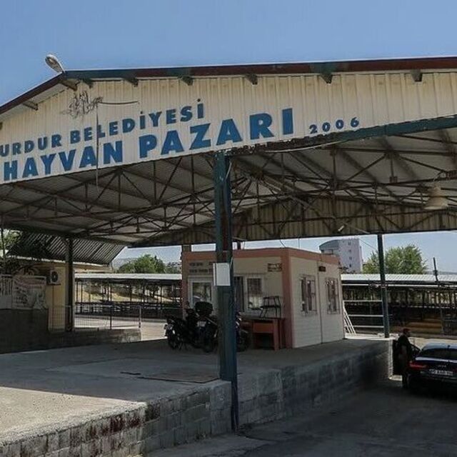 Burdur'da hayvan pazarı kapatıldı