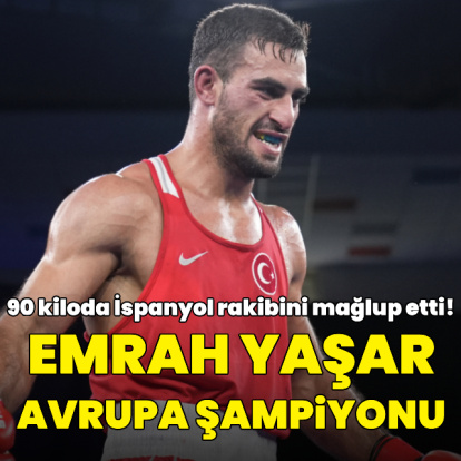 Emrah Yaşar, Avrupa Şampiyonu!