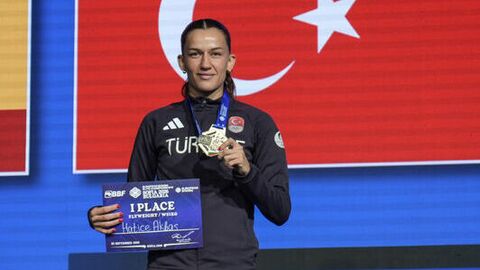 "Madalyamı babama armağan etmek istiyorum"