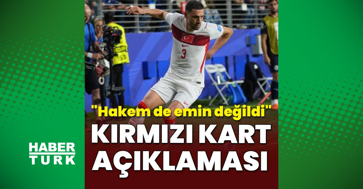 Merih'ten kırmızı kart açıklaması!