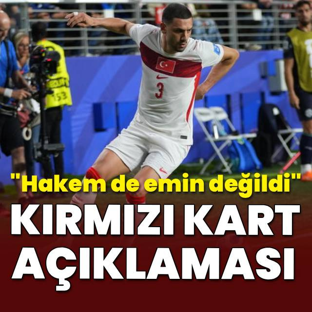 Merih'ten kırmızı kart açıklaması!