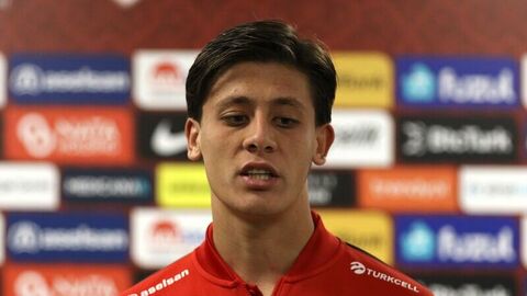 A Milli Futbol Takımımız'ın oyuncularından Arda Güler, UEFA Uluslar A Ligi 1
