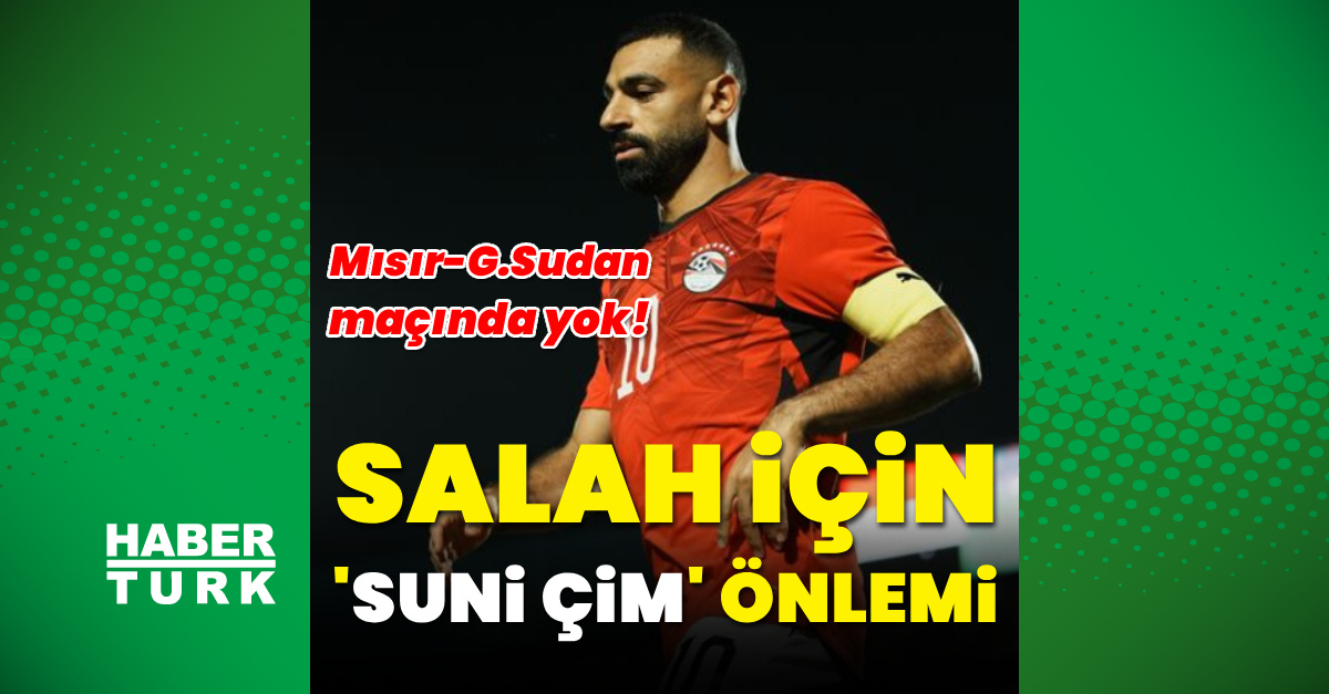 Mısır'dan Salah için 'suni çim' önlemi!