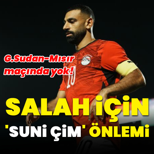 Mısır'dan Salah için 'suni çim' önlemi!