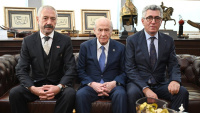 MHP Genel Merkezi’nde gerçekleşen görüşmede taraflar bir araya geldi