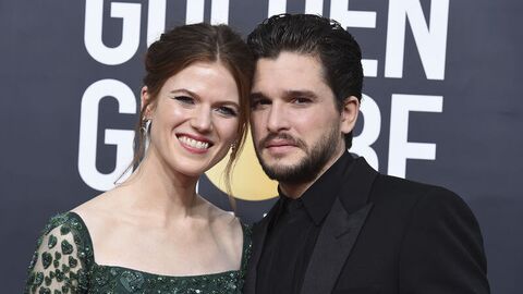 'Game of Thrones' setinde birbirlerine aşık olup aile kuran Kit Harington ve