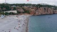 Antalya’da deniz suyu havadan sıcak! | Son dakika haberleri
