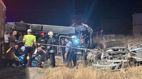 Gaziantep'te feci kaza: 5 ölü, 13 yaralı