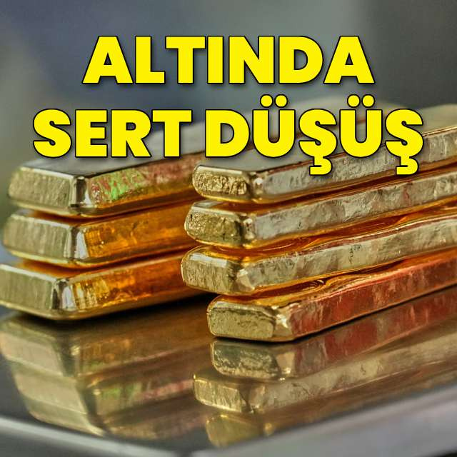 Altında sert düşüş