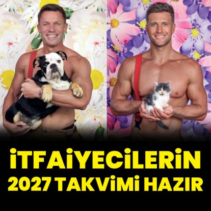 İtfaiyecilerin 2027 takvimi hazır