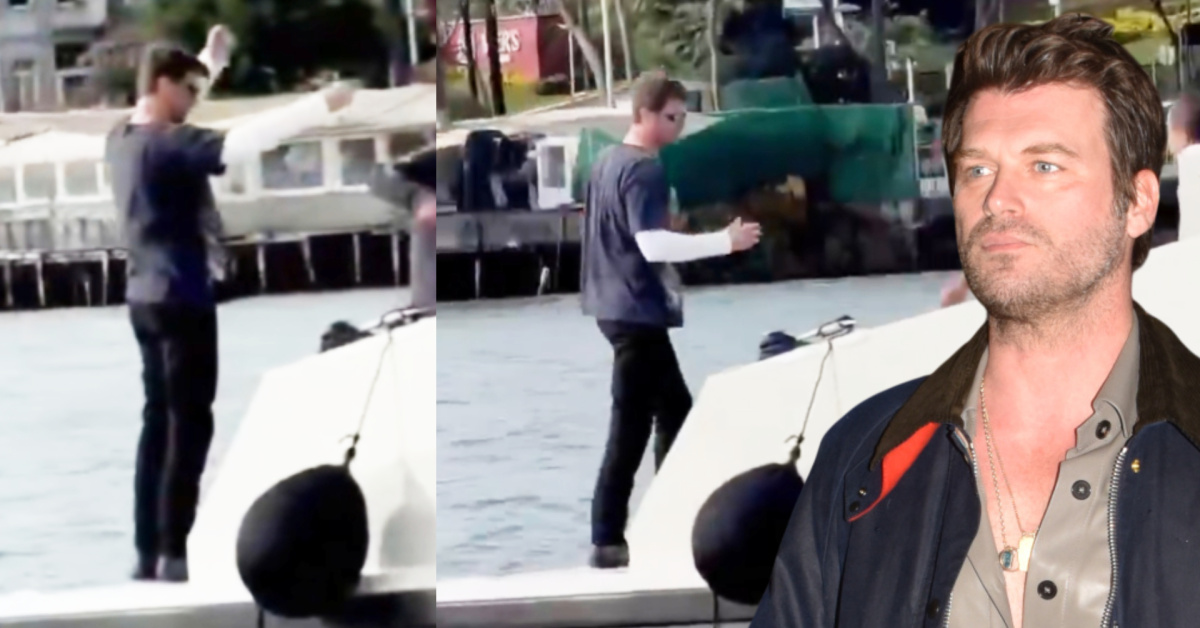 Boğaz'da balık tuttu