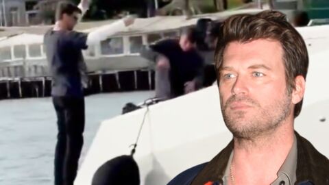 Oyucu Kıvanç Tatlıtuğ, İstanbul Boğazı'nda balık tutarken görüntülendi