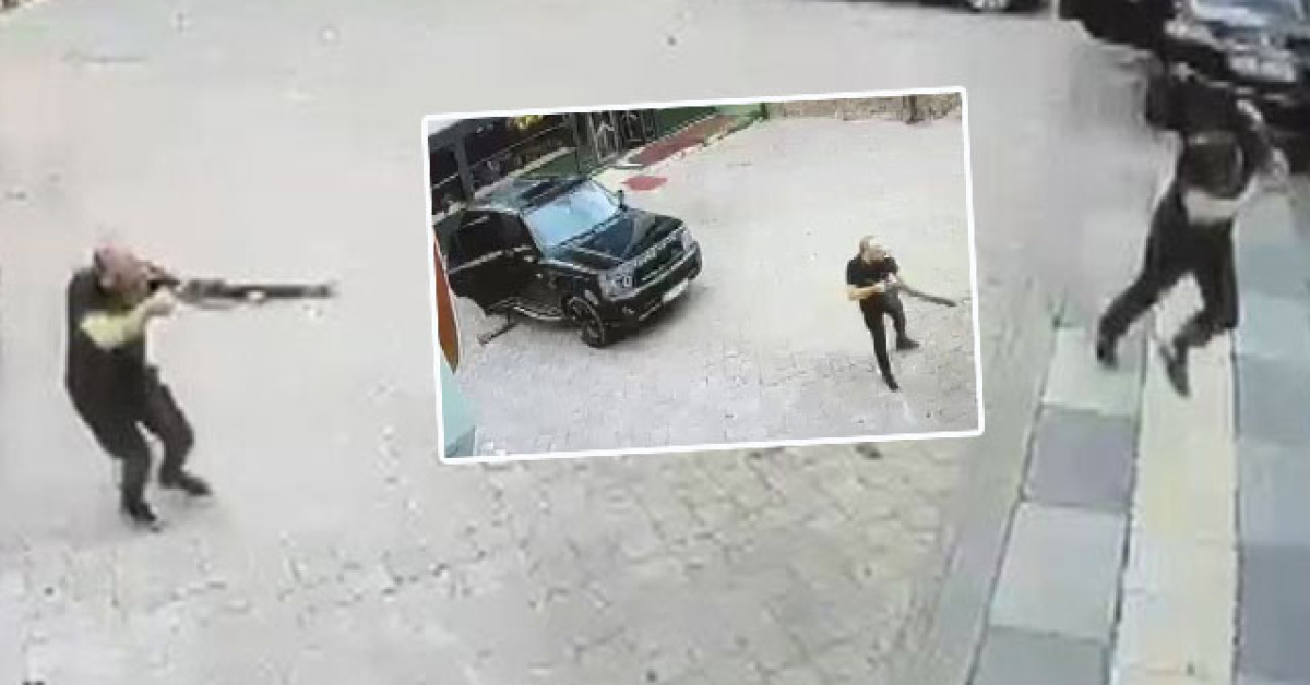 İki taraf da tetiğe bastı! Başkent'te kanlı düellonun görüntüsü çıktı