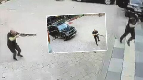 İki taraf da tetiğe bastı! Başkent'te kanlı düellonun görüntüsü çıktı