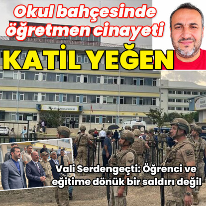 Okul bahçesinde öğretmen amcasını öldürdü! Katil yeğen