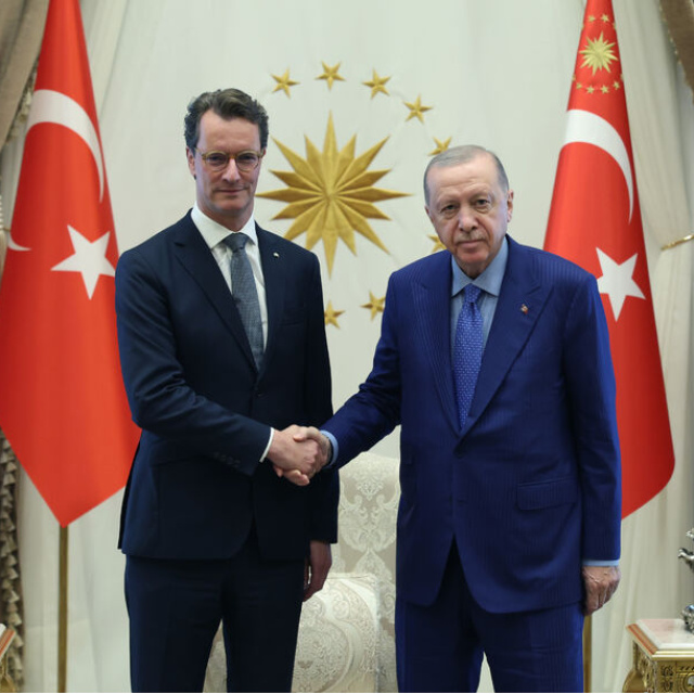 Cumhurbaşkanı Erdoğan, Hendrik Wüst ile görüştü
