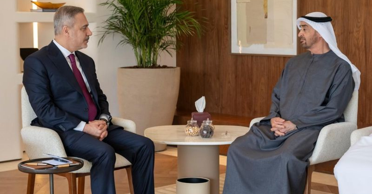 Bakan Fidan'dan BAE'ye ziyaret