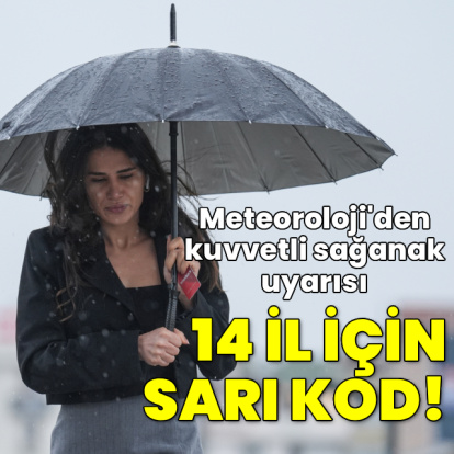 14 il için sarı kod! Gök gürültülü sağanak etkili olacak