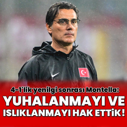 "Islıklamaları ve yuhalamaları hak ettik!"