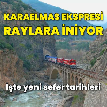 Karaelmas Ekspresi raylara iniyor