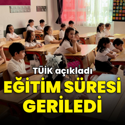 TÜİK: Muhtemel eğitim süresi 2025'te 16,8 yıl oldu