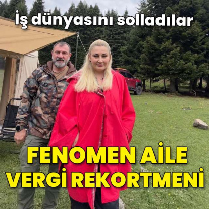 Sosyal medya fenomeni aile vergi rekortmeni oldu