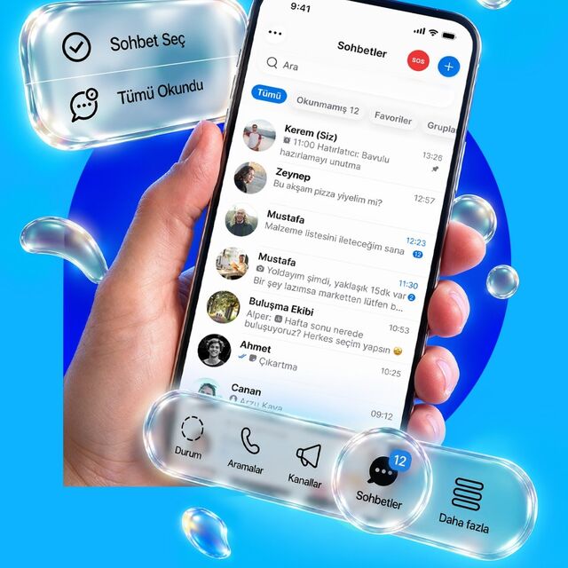 BiP’ten iPhone'a özel arayüz