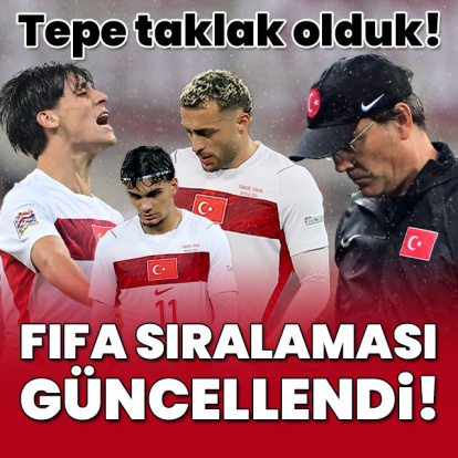 A Milli Takım 4 basamak birden düştü